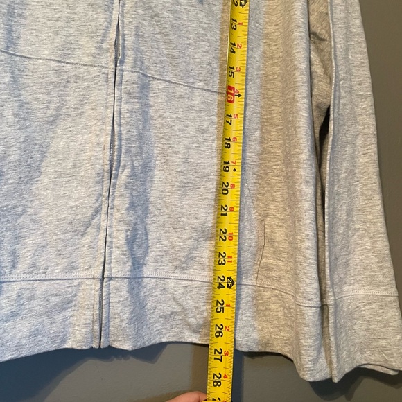NWT Ideology Sz 4X Women’s Grey Whisper Lightweight Zip-up Hoodie Sweatshirt Top - Picture 10 of 12